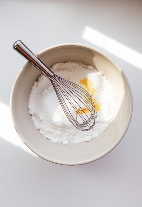 whisk dry ingredients together