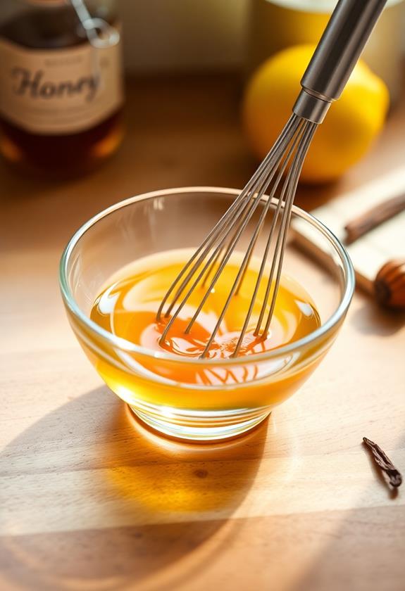 whisk lemon honey vanilla