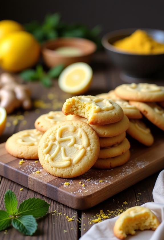 zesty lemon ginger delights