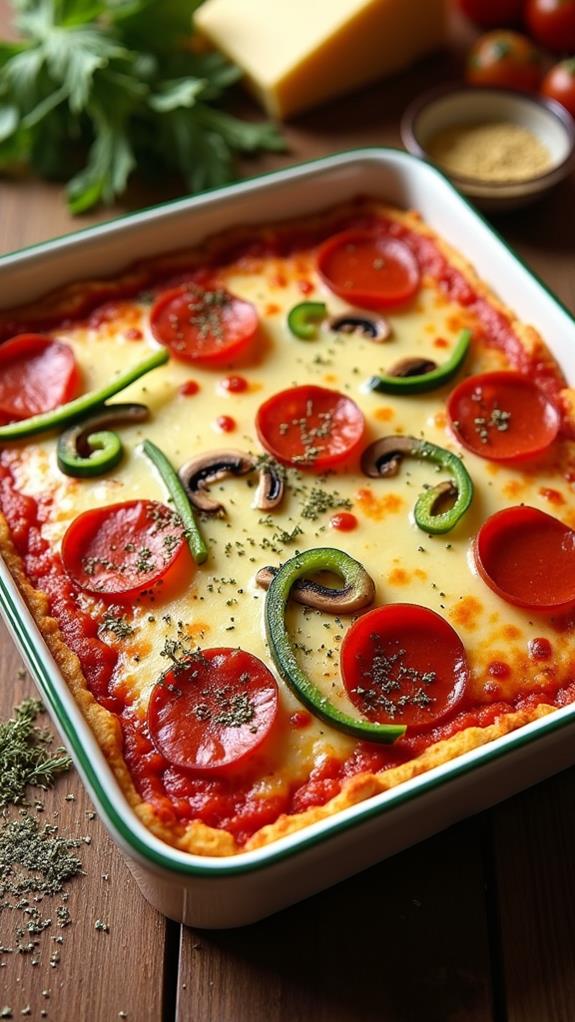 zucchini pizza casserole recipe