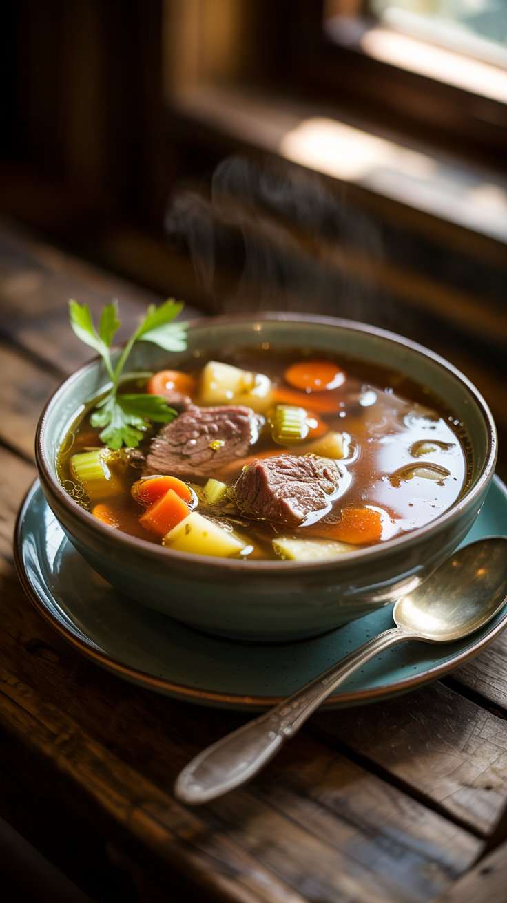 Vegetable Beef Soup Recipe