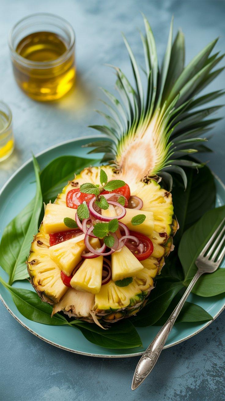 Tropical Pineapple Salad Recipe